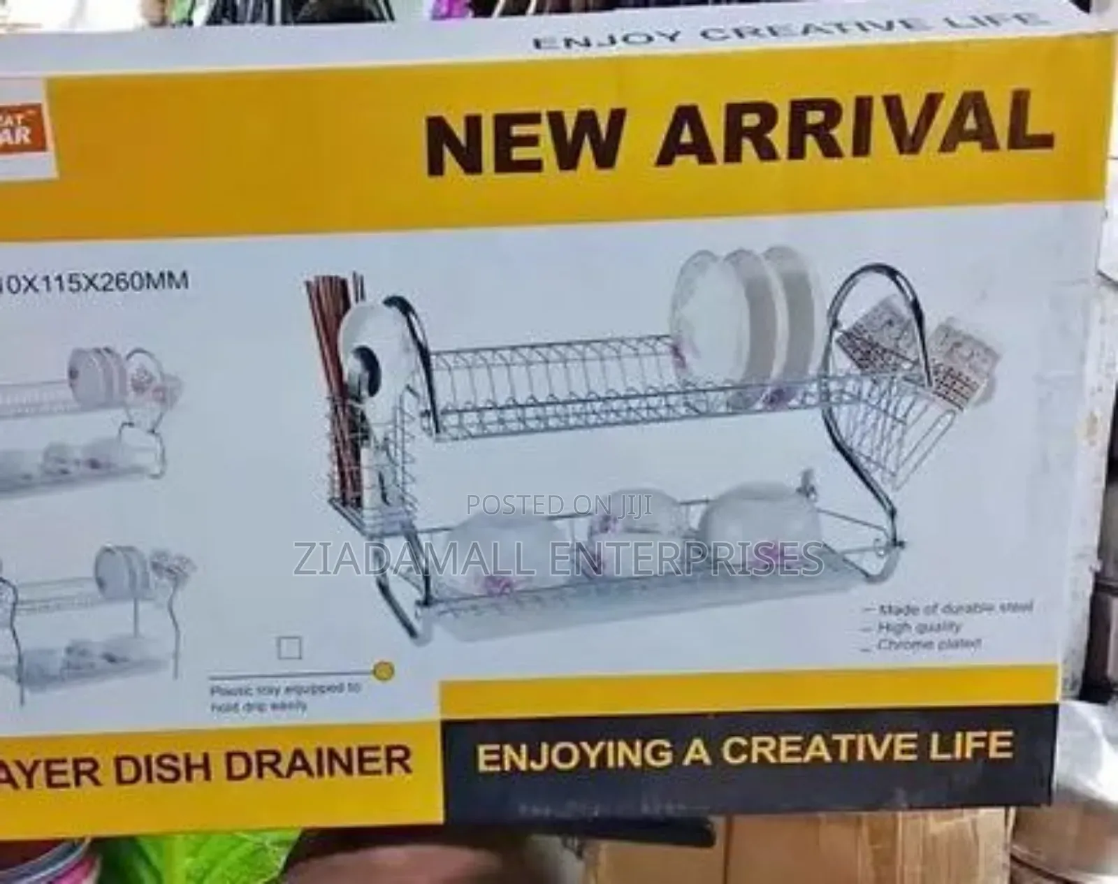 Nunix 2 Tier Dish Rack Maximiz Kitchen Space With the Nunix 2-Tier Dis