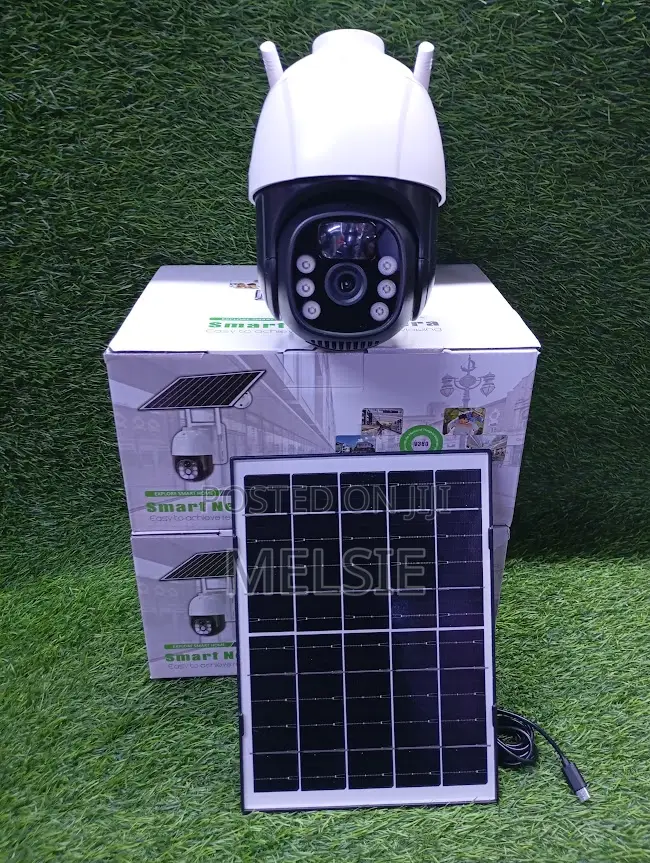 Wireless 4g Sim Solar Powered Security Camera Outdoor. Night Vision
