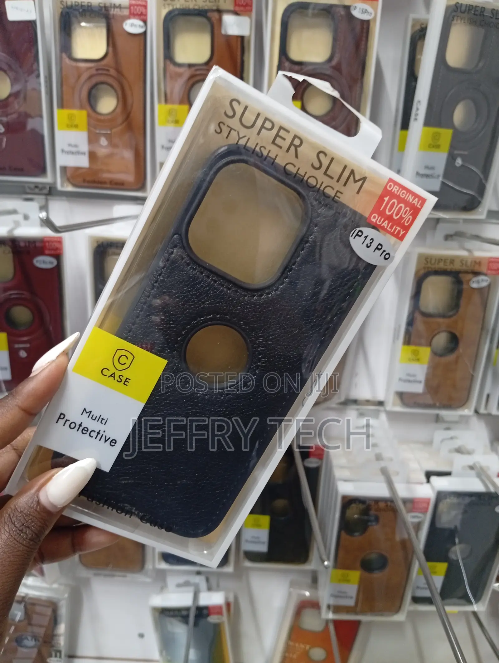 iPhone 13 Pro Pu Leather Smartphone Case