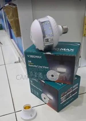 Wifi Light Bulb Camera 360 Degree Panoramic V380 Pro