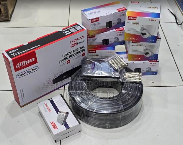 Dahua Smart 4ch CCTV Kit 4ch DVR High Quality Security CCTV Camera