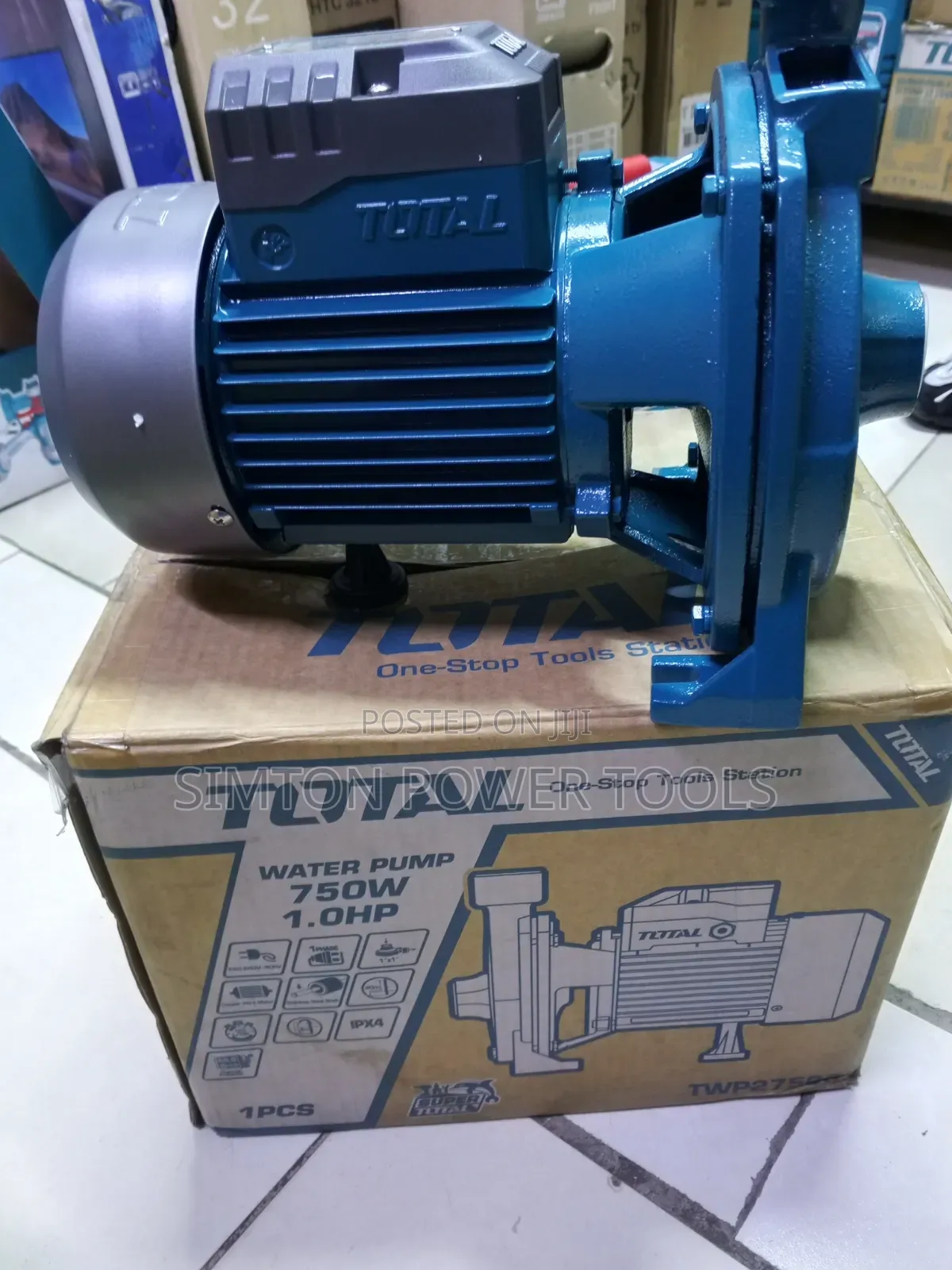 750w Total Centrifugal 1hp Booster Pump