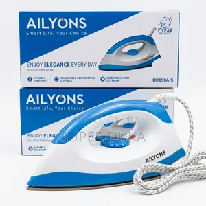 Ailyons Deluxe Dry Iron Hd198a-S.