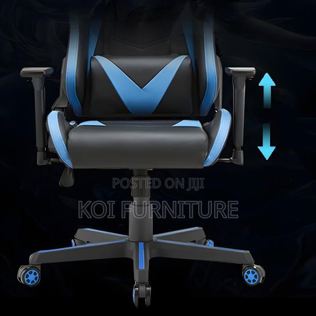 Office Chairs; High Back Gaming Executive Fabric Leather Seat - thumbnail 4