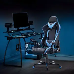 Office Chairs; High Back Gaming Executive Fabric Leather Seat