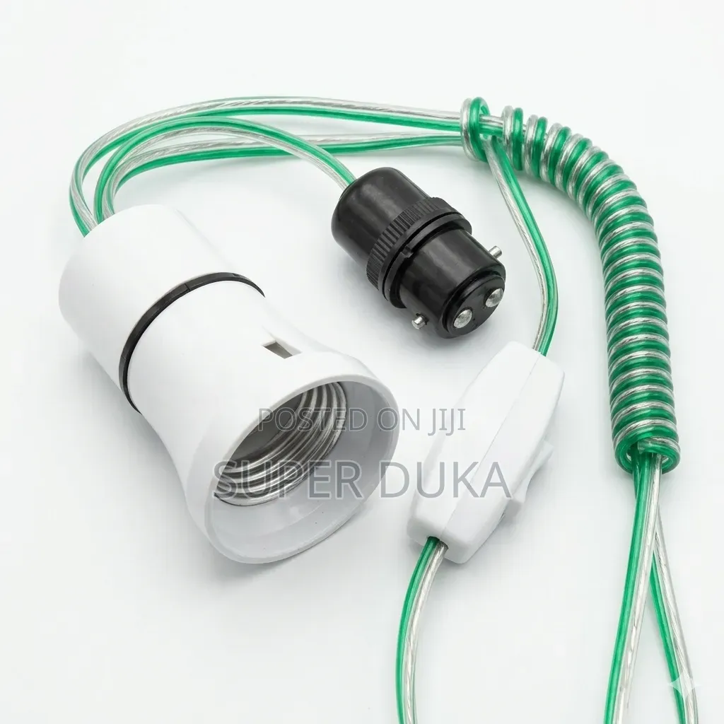 Bed Switch. Bulb Holder Adapter With on/Off Switch Cable.