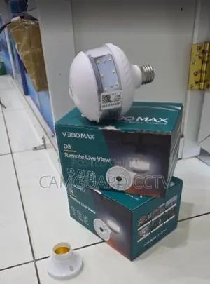 Full Hd Panoramic Bulb Camera Wireless Wifi Indoor V380 Pro 3mp