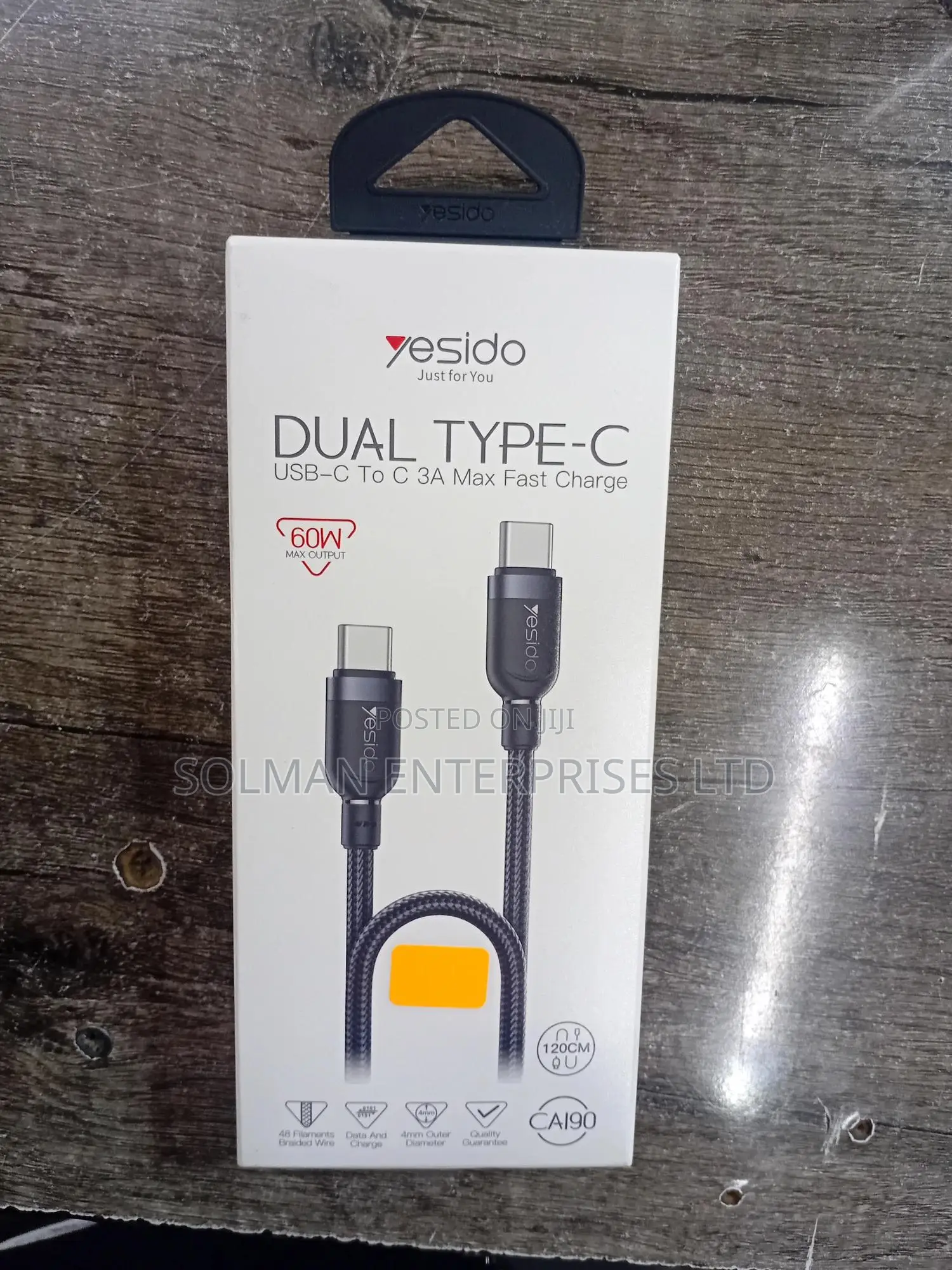 Usb C - C Fast Charge Cable 1.2m