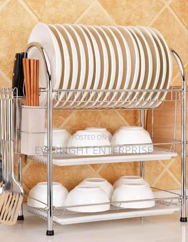 Heavy Duty Kitchen 3 Tier Dish Rack - thumbnail 2