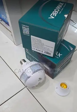 V380 Pro Bulb 3mp Hd Wireless E27 Bulb Holder Led Light CCTV