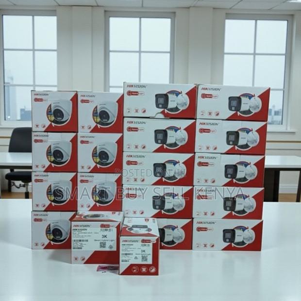 Weatherproof Hikvision 1080p Full Hd 2mp Smart Hybrid Light Camera