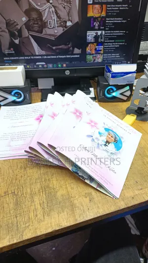 Eulogy Printing Services – A5 8 Pages