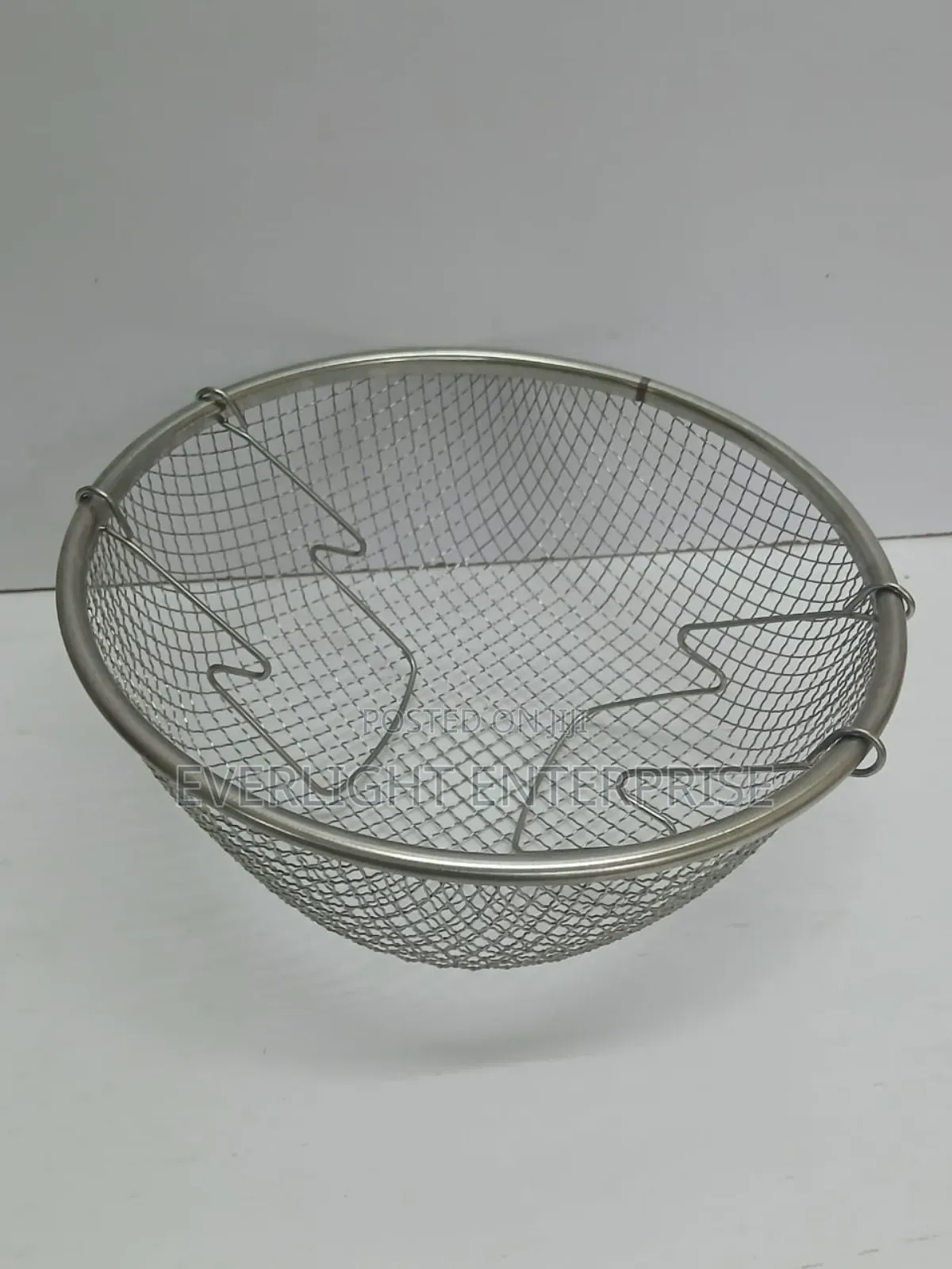 *Stainless Steel Deep Frying Basket Sieve Available