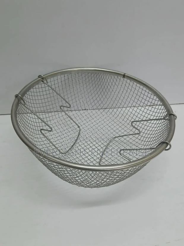 *Stainless Steel Deep Frying Basket Sieve Available