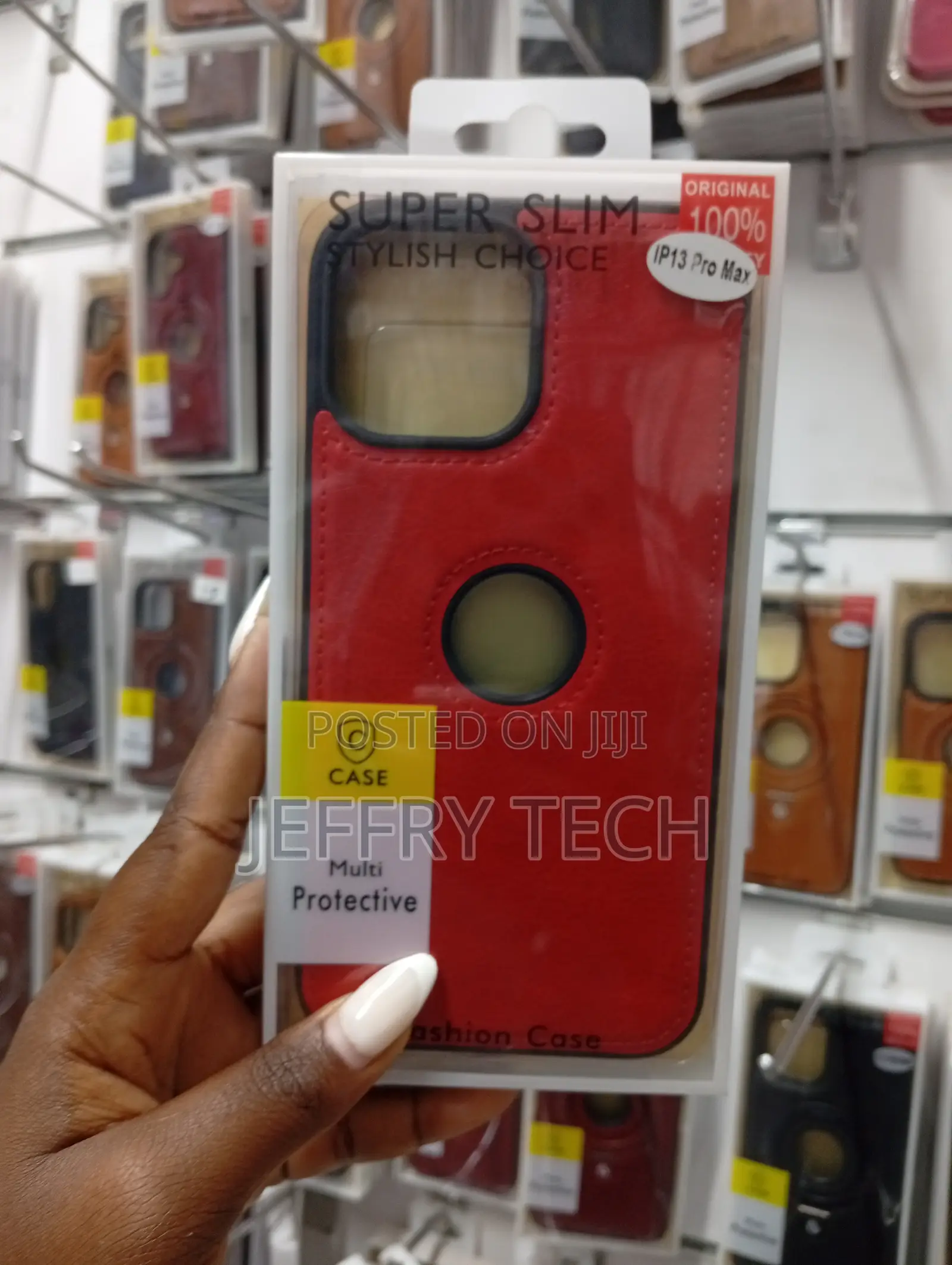 iPhone 13 Pro Max Ashion Brand Leather Back Case