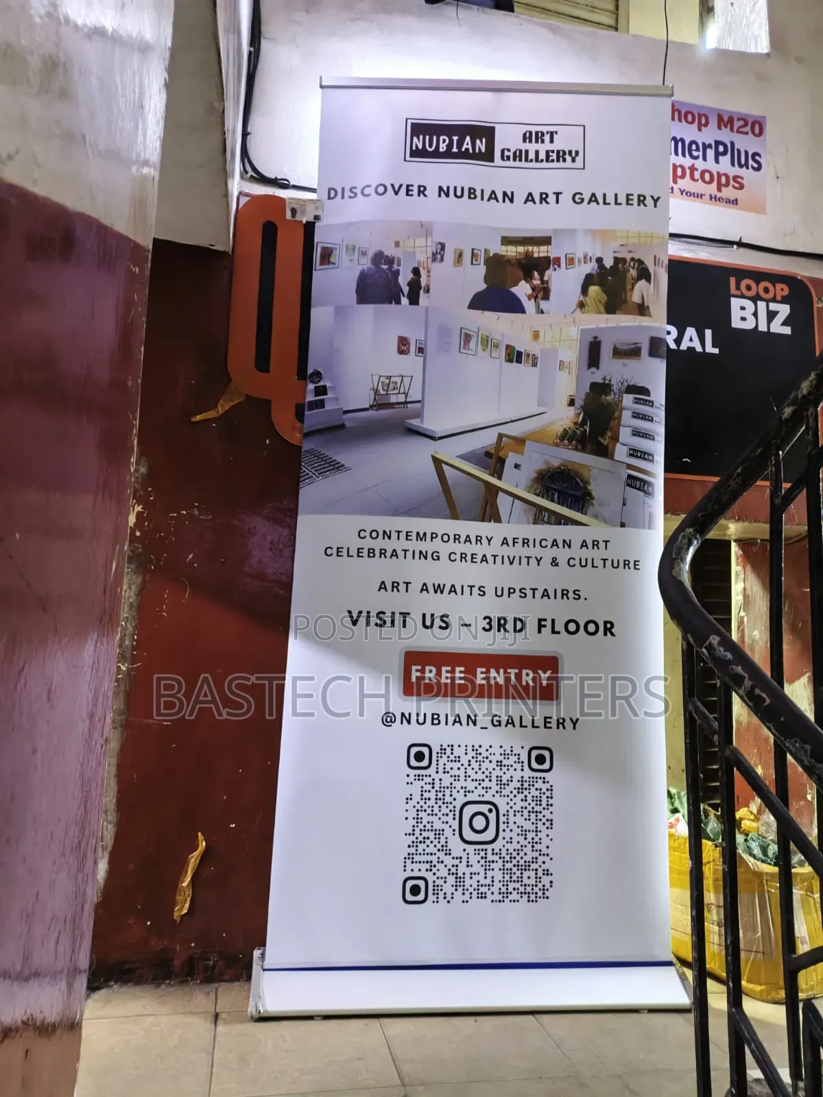 Broad Base Roll-Up Banner Printing – Strong Stable for Business Use
