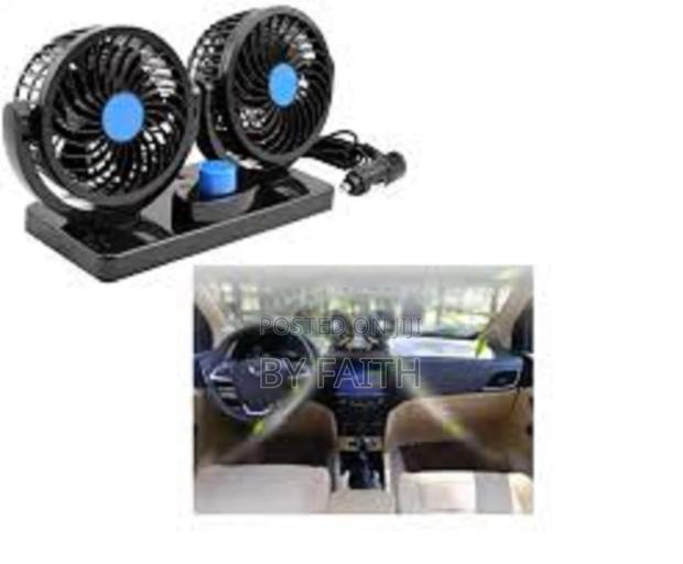 'Car Cooling Air Fan,12v/24v Electric Dual Head Cooling Air
