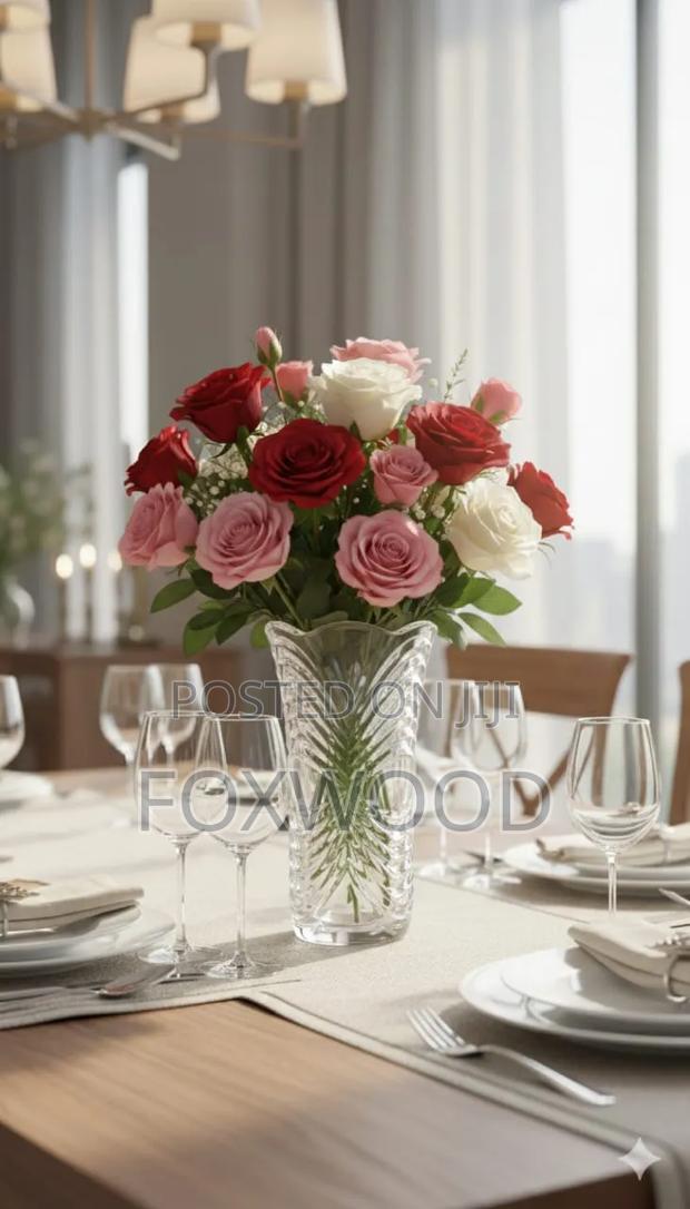 Red Cherry Flower Vase - thumbnail 2