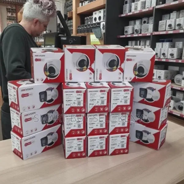 Indoor Use Hikvision 1080p Full Hd 2mp Smart Hybrid Light CCTV Camera