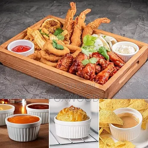 Ramekin Dessert Bowls Set of 6, Size 3"