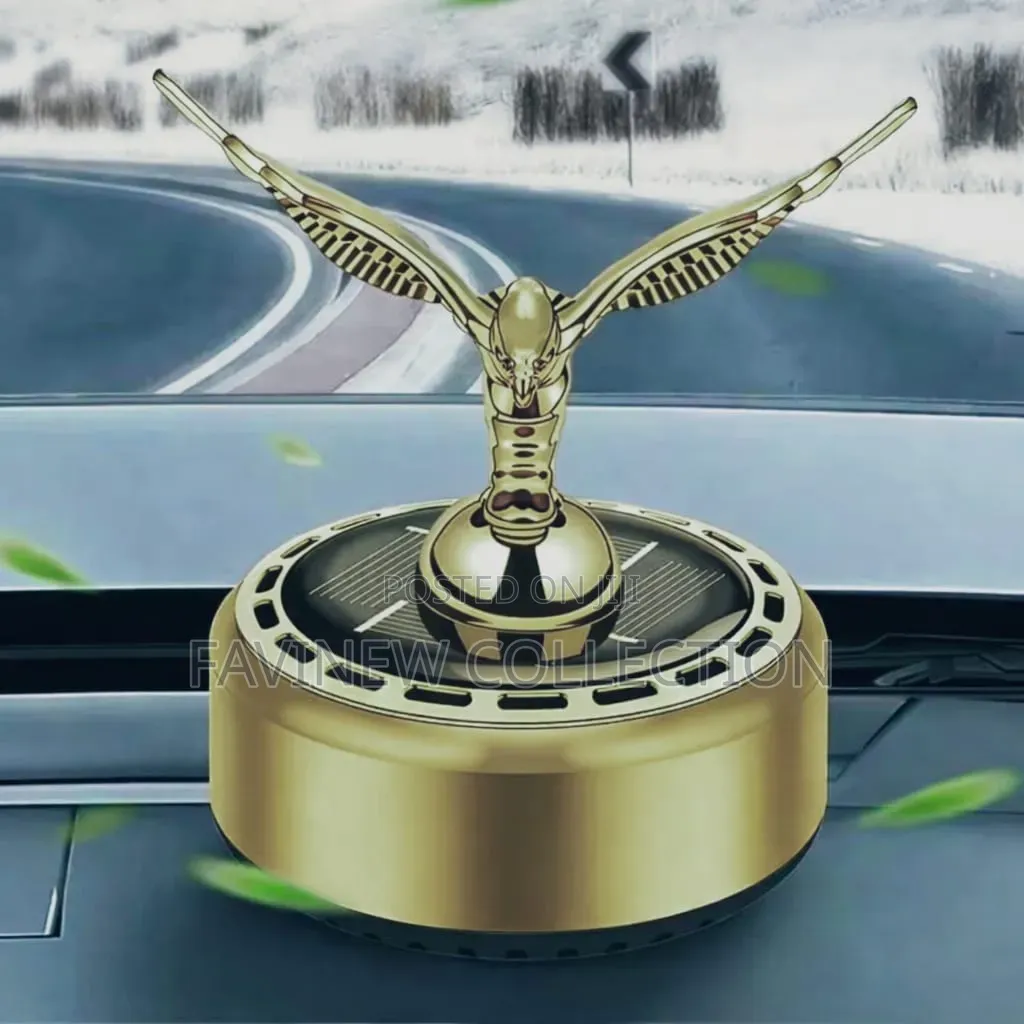 Automatic Rotating Solar Car Dashboard Air Freshener
