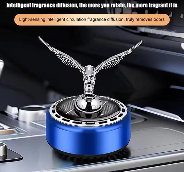 Automatic Rotating Solar Car Dashboard Air Freshener - thumbnail 3