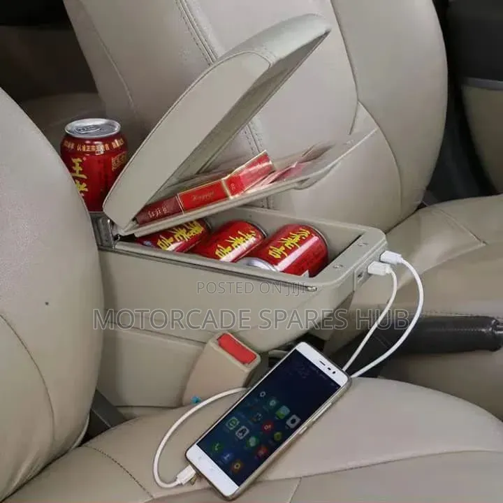 Car Quality Universal Armrest Spacious With Charging Ports