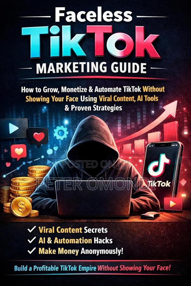 Faceless Tiktok Marketing Guide: Grow, Monetize Automate Tiktok