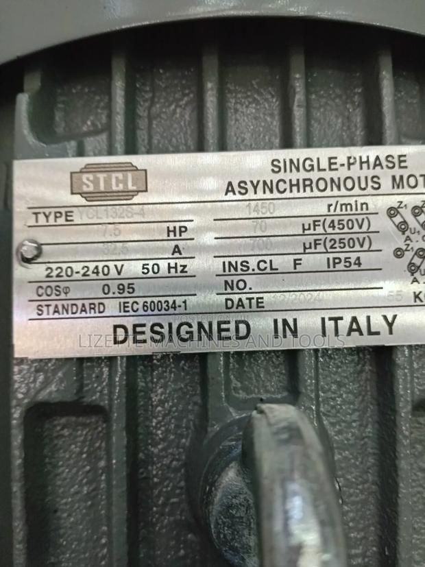 STCL 7.5hp Low Speed Single Phase Motor - thumbnail 2
