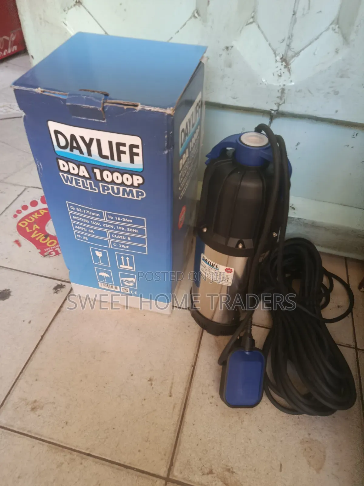 Dayliff Dda Submersible Water Pump With 20m Submersible Cable
