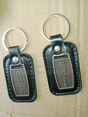 Audi 1pc Leather Key Chain Nice Design Keys Holder