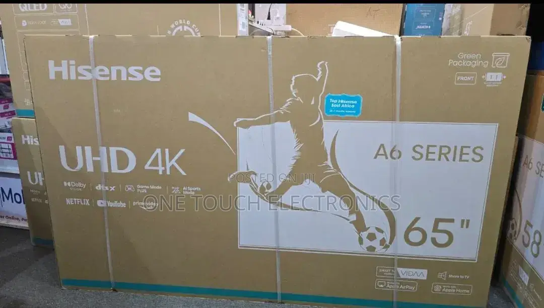 Hisense 65′′ 65a6q Vidaa Smart Uhd TV