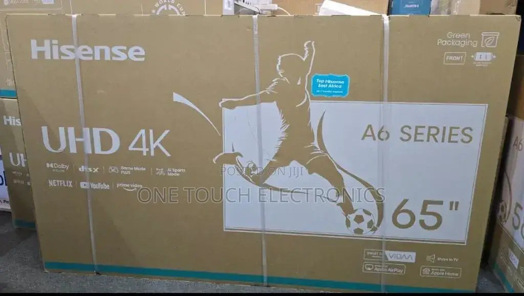 Hisense 65′′ 65a6q Vidaa Smart Uhd TV