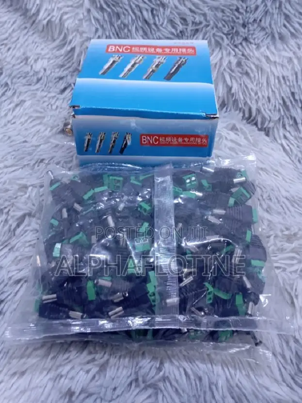 BNC and Dc Jack CCTV and Surveillance Connectors