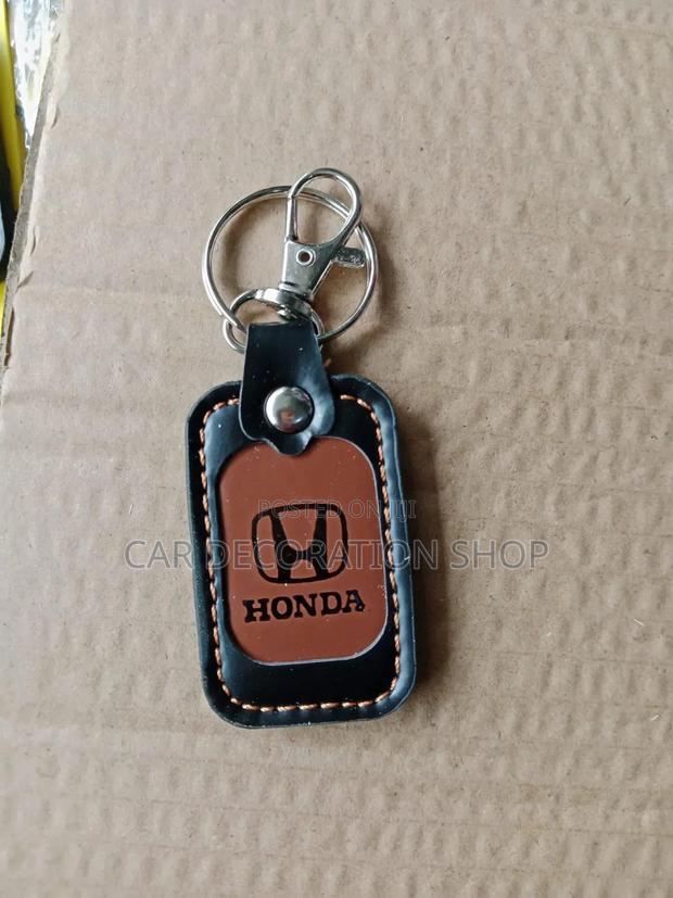 Honda Leather Chipped Key Holder