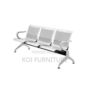 Office Benches; Two Seaters Stainles Steel Office Reception Bench