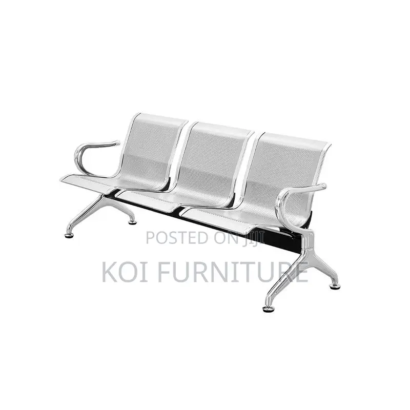 Office Benches; Two Seaters Stainles Steel Office Reception Bench