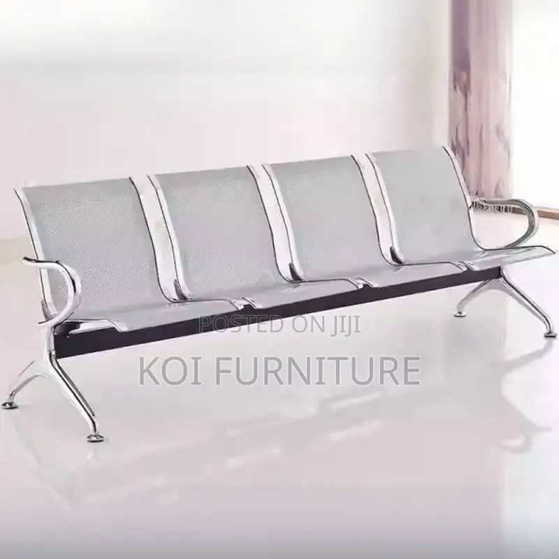Office Benches; Two Seaters Stainles Steel Office Reception Bench