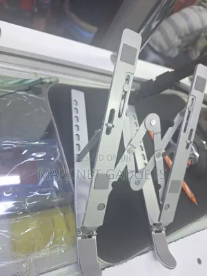 Adjustable Silver Laptop Stand