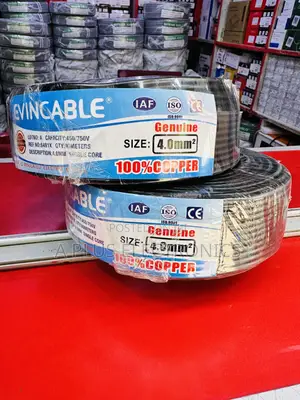 Evincable 4.0mm Black Single Core Wiring Cable 90m – Ideal Wire