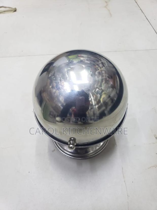 Ball-Shaped Sugar Dish Bowl/Roll Top Sugar Dish Bowl - thumbnail 3