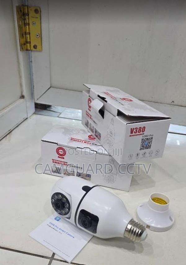 Quality Wifi Smart Camera V380 Pro>.Dual Lens CCTV Bulb