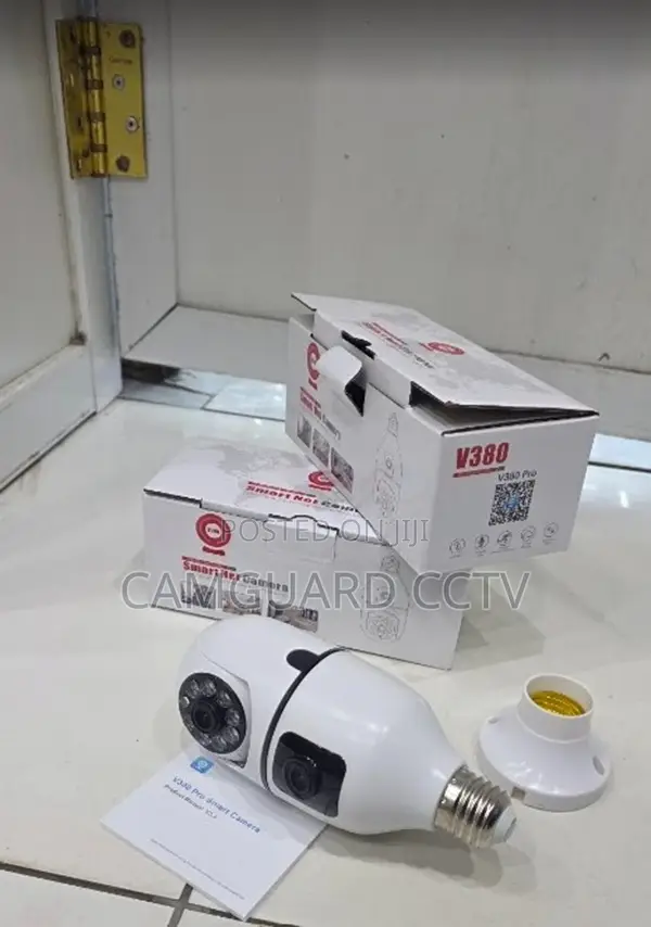 Quality Wifi Smart Camera V380 Pro>.Dual Lens CCTV Bulb