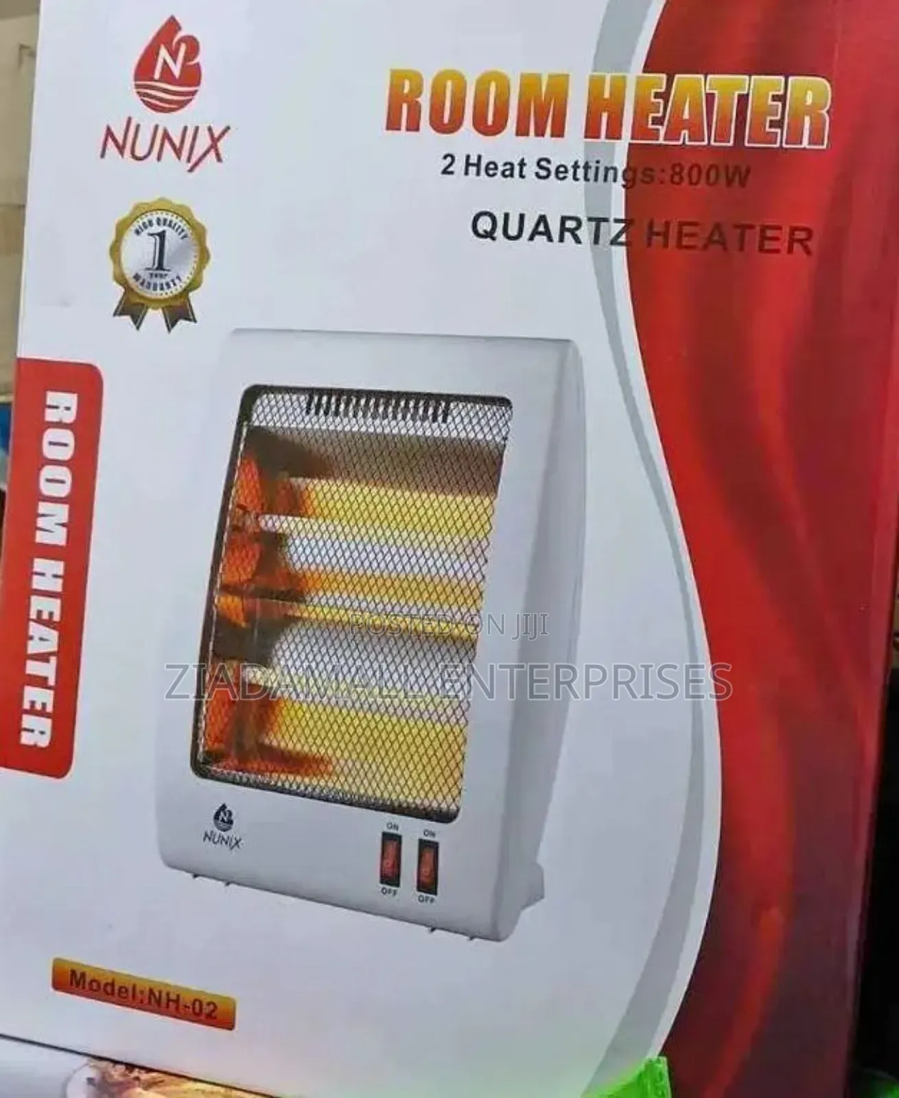 Nunix Quartz Room Heater Safe and User-Friendly Comfort