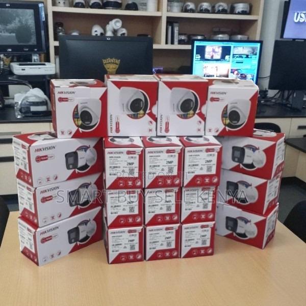Low Light Vision Hikvision 1080p Hd 2mp Smart Hybrid Light CCTV Camera