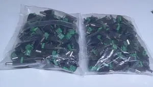 100 Pack Male Dc Power Jack Adapter Plug 5.5mm X 2.1mm for CCTV