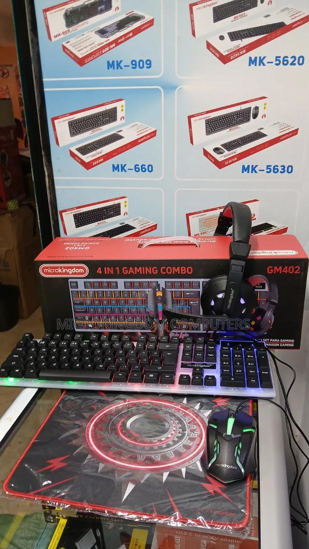 4 in 1 Gaming Combo Keyboard,Mouse,Headset,Mousepad - thumbnail 2