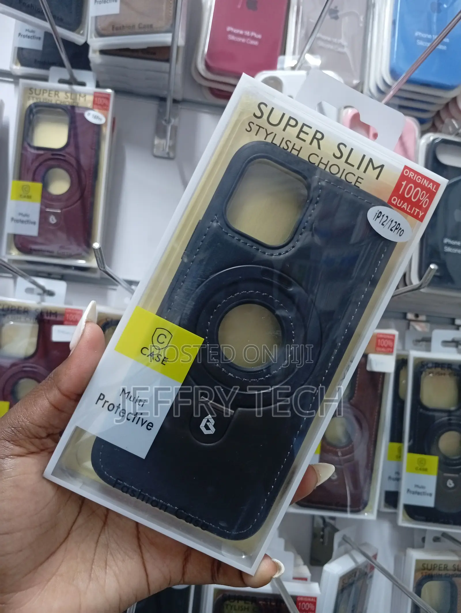 iPhone 12 and iPhone 12 Pro Magnetic Phone Case With a Built-in Stand