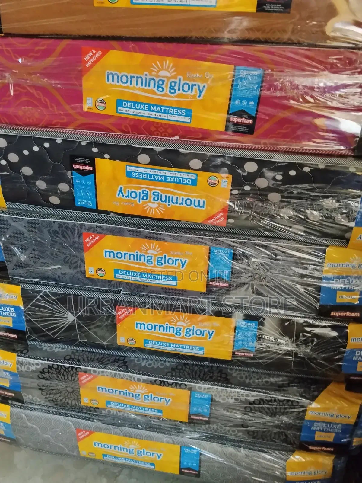 Morning Glory 4×6×8 Plain Foam Mattress –Plain Finish for Daily Use