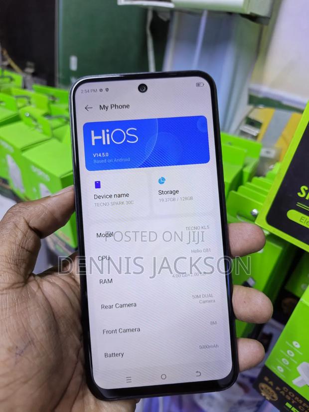 Tecno Spark 30C 128 GB Black - thumbnail 4